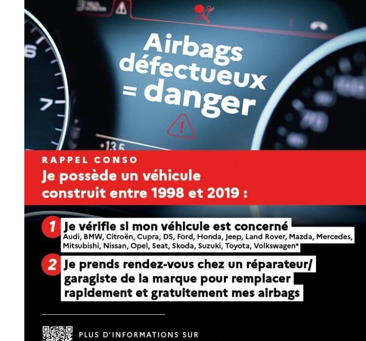 Drame en France : Les airbags font au moins 15 victimes !