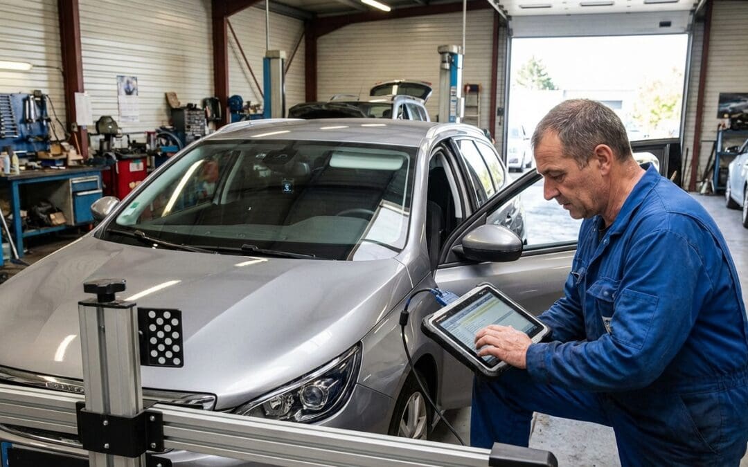 Recalibrage de caméra ADAS après remplacement de pare-brise
